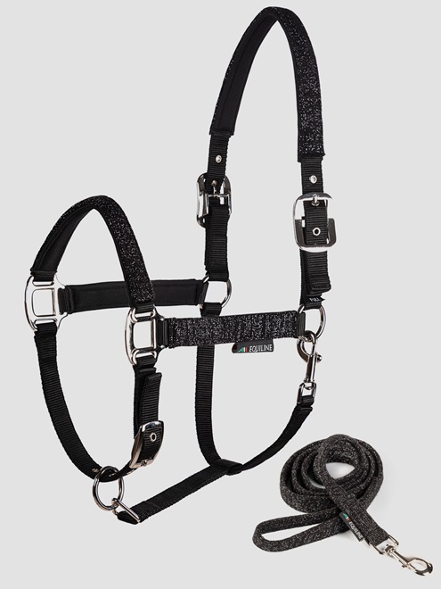 SET CAPEZZA + LUUNGHINA EQUILINE GLITTER EQUILINE Capezze Nylon 